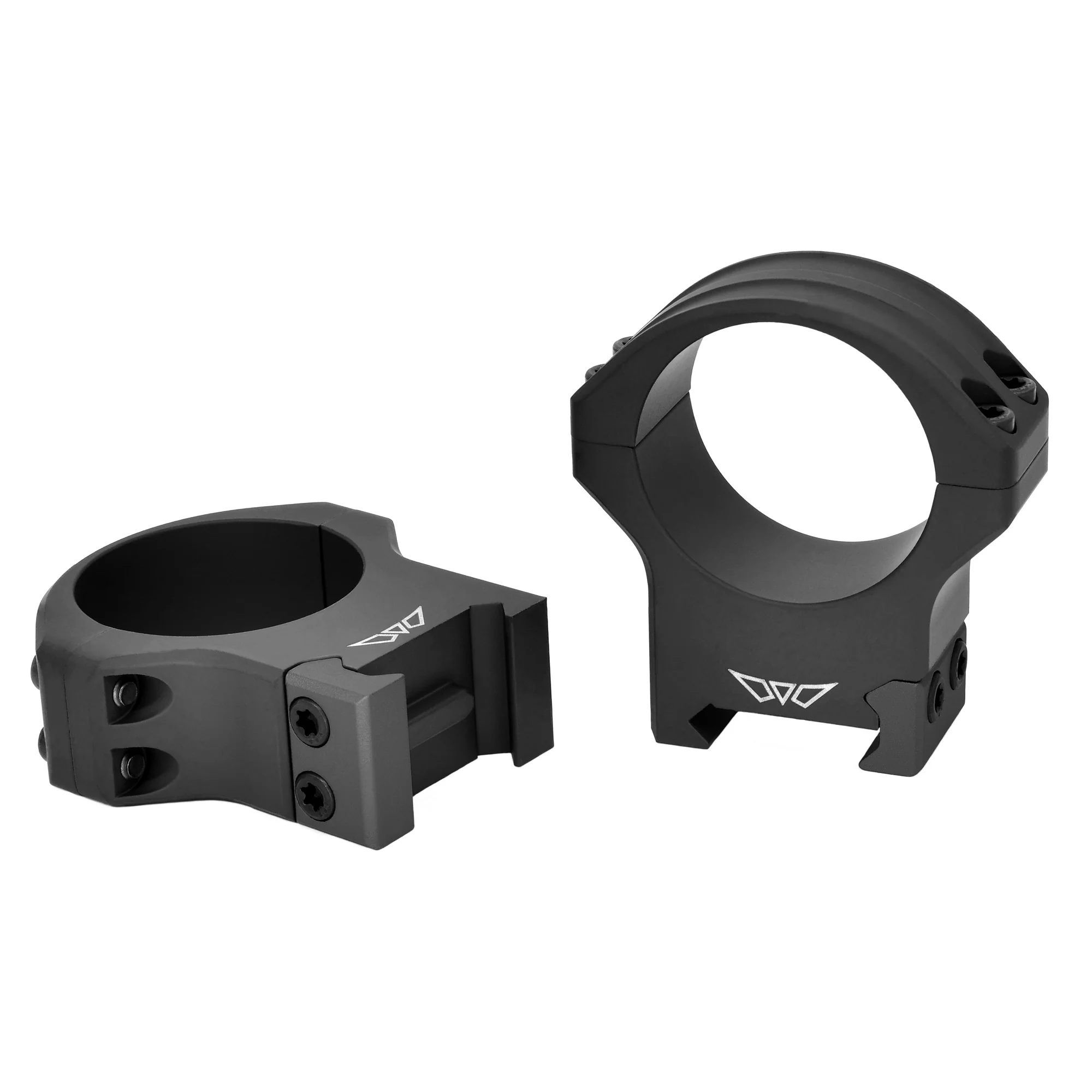Warne HyperLite Rings, 34mm High, Picatinny, Black Matte - 8522M