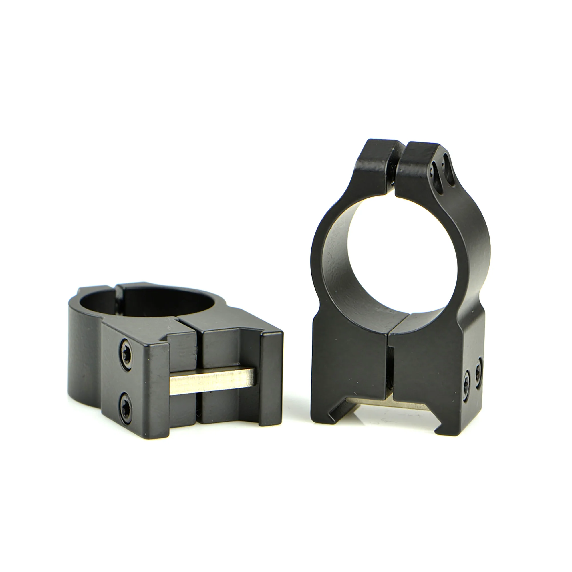 Warne Maxima, 1-Inch High Scope Rings, Picatinny, Black Matte - 202M