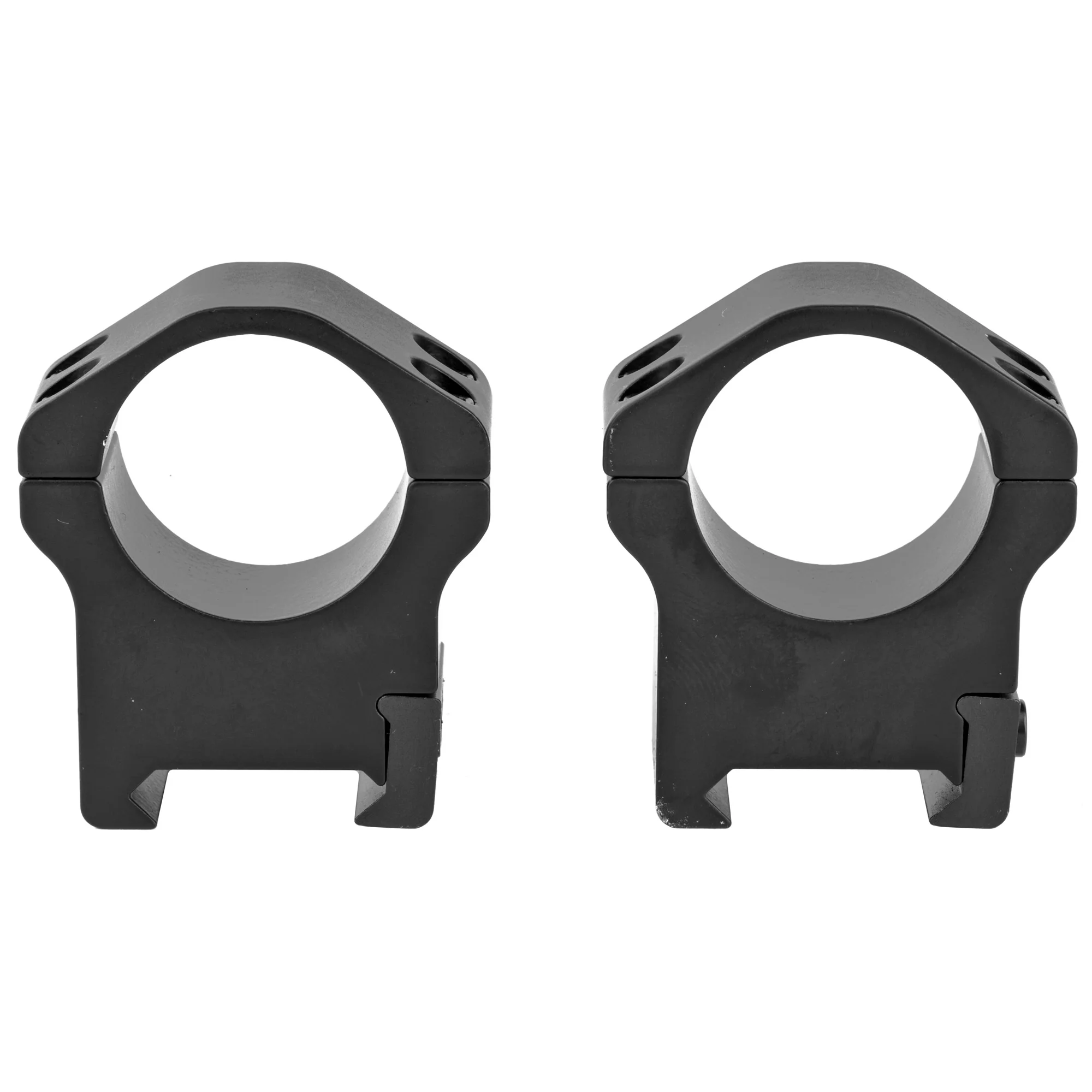 Warne Maxima, 1-Inch High Scope Rings, Picatinny & Weaver Style Bases, Black Matte - 502M