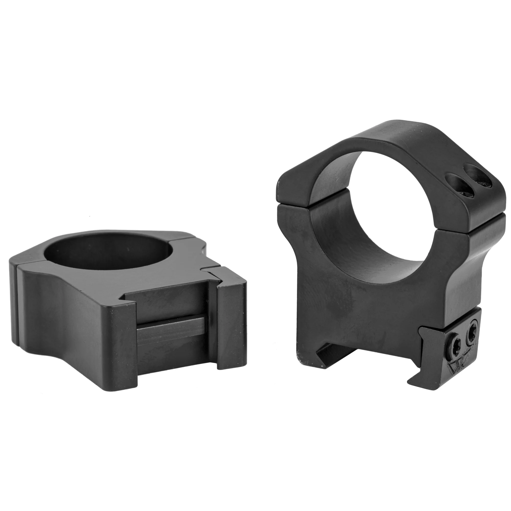 Warne Maxima, 1-Inch High Scope Rings, Picatinny & Weaver Style Bases, Black Matte - 502M - Image 2