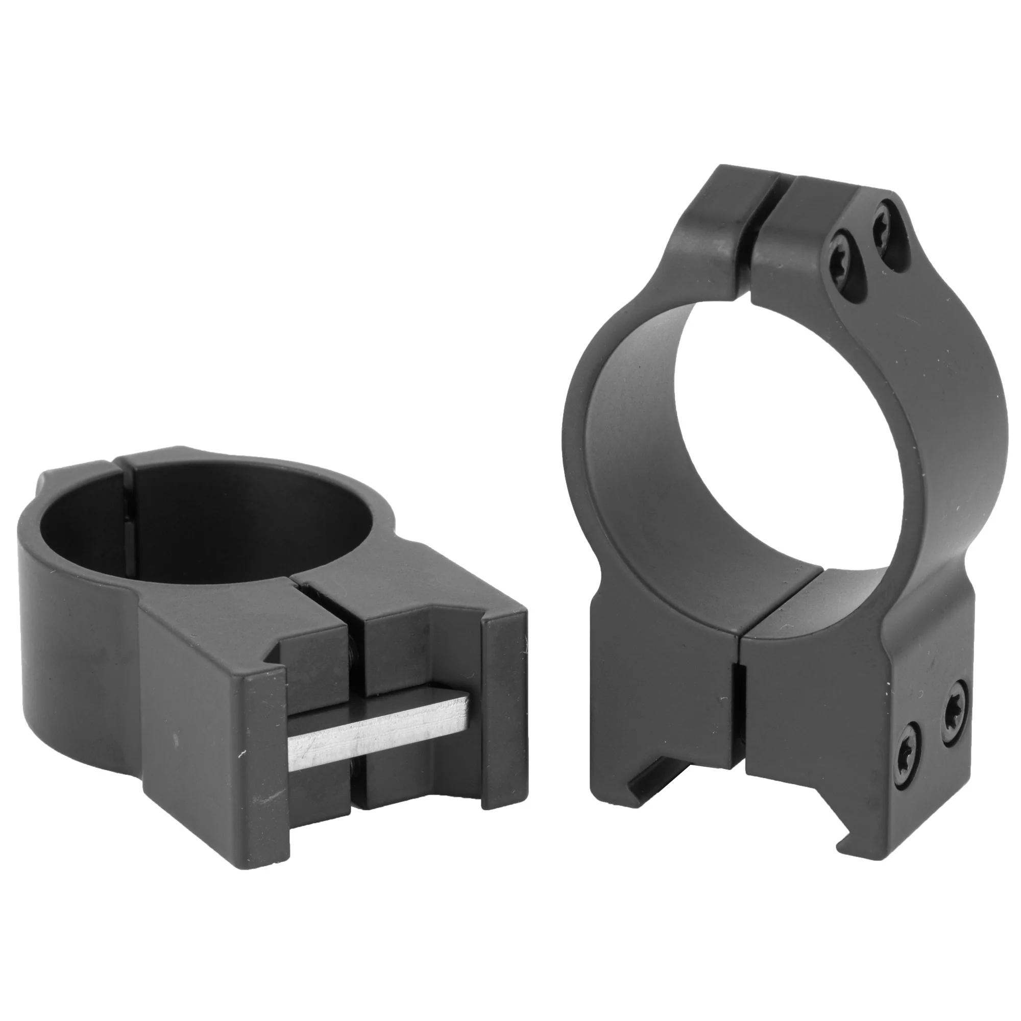 Warne Maxima, 30mm High Scope Rings, Picatinny, Black Matte - 215M - Image 2