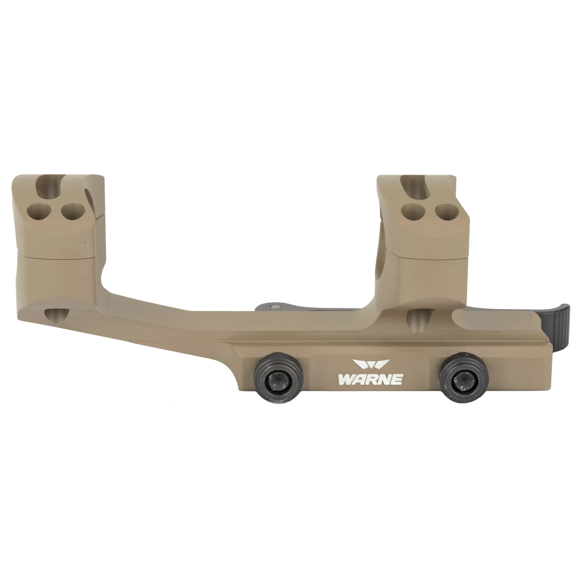 Warne Quick Detach, 30mm Cantilever Scope Mount, AR Rifles, Flat Dark Earth - QDXSKEL30DE - Image 3