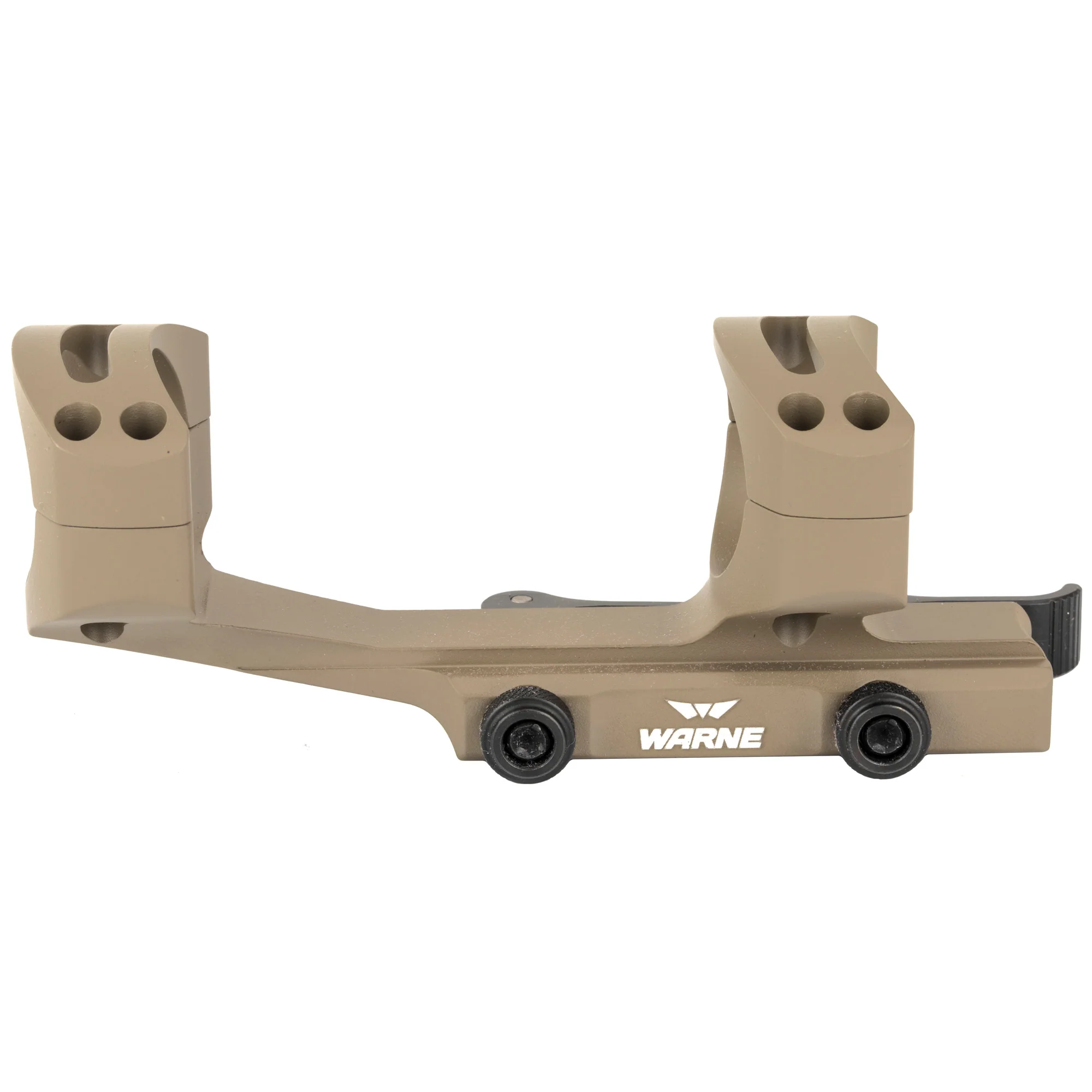Warne Quick Detach, 34mm Cantilever Scope Mount, AR Rifles, Flat Dark Earth - QDXSKEL34DE - Image 3