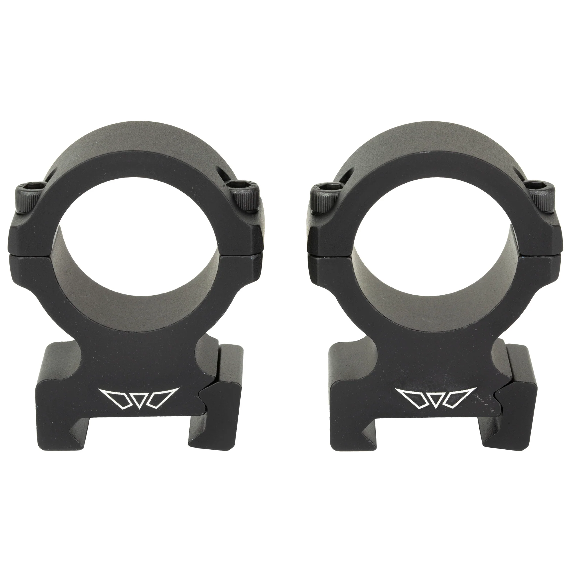 Warne Vapor, 30mm High Scope Rings, Picatinny, Black Matte - V602M