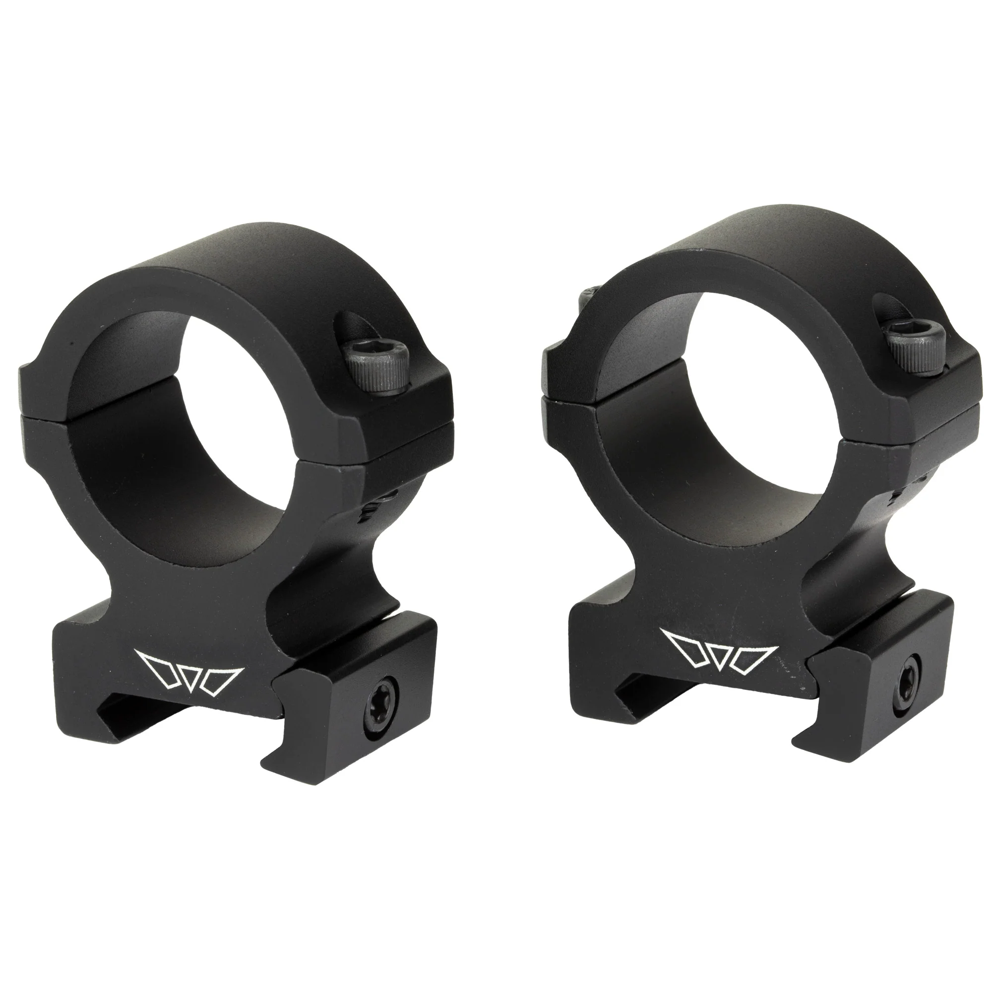 Warne Vapor, 30mm High Scope Rings, Picatinny, Black Matte - V615M - Image 3