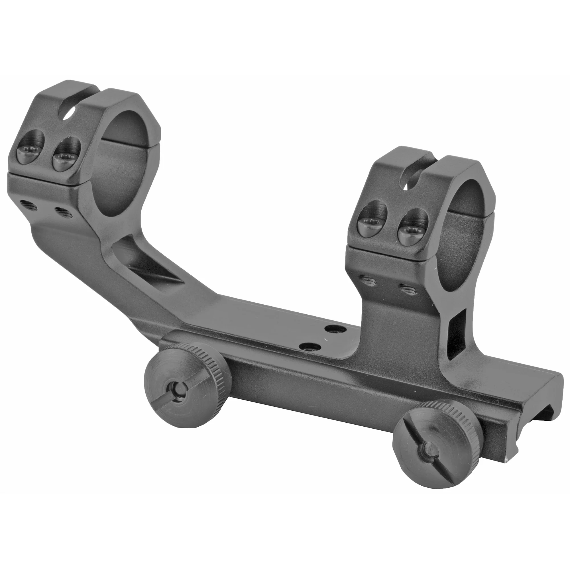 Weaver, 1-Inch High Cantilever Scope Mount, Picatinny, Black Matte - 48376 - Image 2